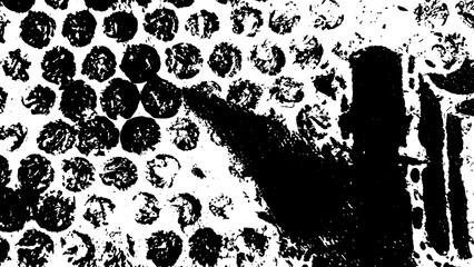 Rustic grunge texture with grain and stains. Abstract noise background. PNG graphic illustration with transparent background.