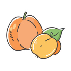 nance fruit icon, nance fruit vector illustration-simple illustration of nance fruit, perfect for nance fruit logos and icons