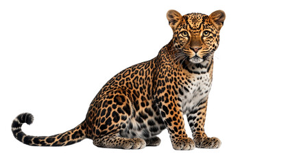 Obraz premium Leopard stalking prey in the wild animal portrait nature close-up view