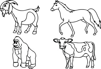 Draw Amazing Animals in Minutes Elephant Zebra Rhinoceros and Lion