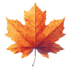 Obraz premium Autumn leaf falling nature digital art close-up beauty