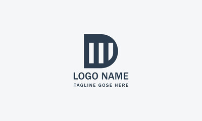 Fototapeta premium letter D colorful logo