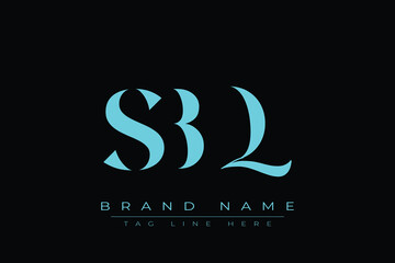 SBQ abstract letter logo design. This logo is designed by three abstract letters.