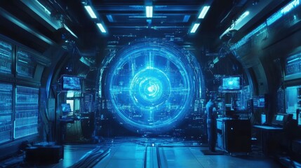 Advanced holographic data streams above quantum core