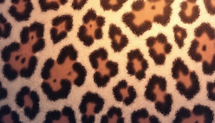 Leopard skin texture background. Animal print with spots. Exotic trendy design for textile, fabric, fashion, decor, wallpaper. Jaguar fur pattern. Abstract animal print, wild cat, safari style.