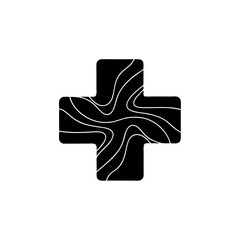creative details Medical Cross Icon Vector Illustration