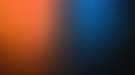 Abstract orange and blue gradient background