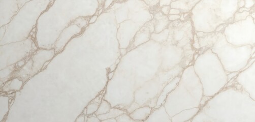 Naklejka premium White quartz stone texture background. Natural stone pattern for modern design. White marble granite surface with brown veins. Elegant luxury texture for home decor.