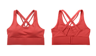 Cross back strap sports bra for sportswear