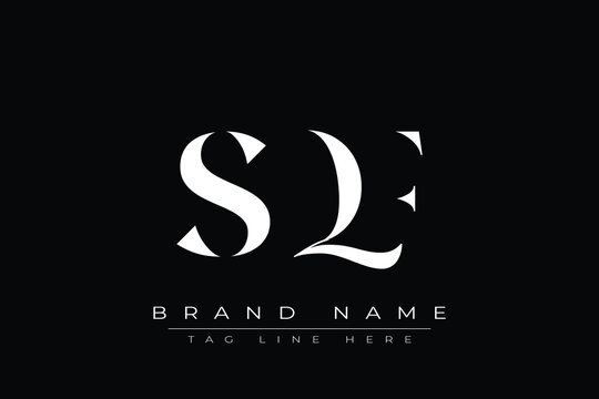 SQF abstract letter logo design. This logo is designed by three abstract letters.