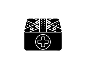 creative details First Aid Kit Icon Vector Illustration