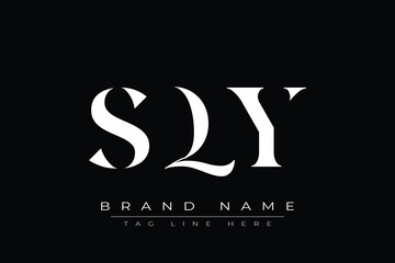 SQY abstract letter logo design. This logo is designed by three abstract letters.
