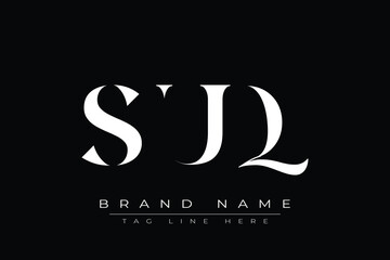 SUQ abstract letter logo design. This logo is designed by three abstract letters.