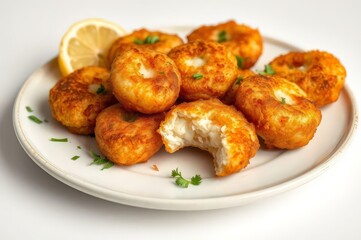 Delicious Shrimp Croquettes Plated