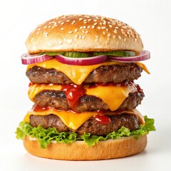 Five Guys Double Cheeseburger