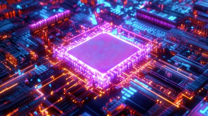 Quantum Processor Illuminated by Swirling Holograph