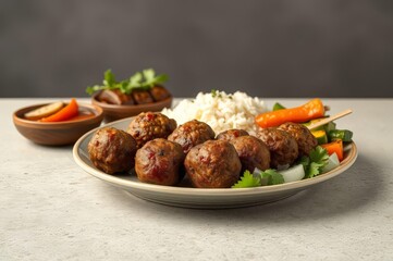 Delicious Grilled Kofta Platter