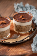 Tiramisu Chia Pudding