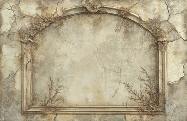 Cracked Fresco, Aged texture art and architecture,