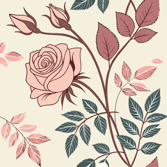 Romantic Rose Illustration