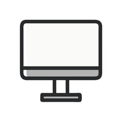 Desktop Monitor Stand Icon Design