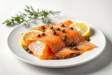Elegant Irish Smoked Salmon Dish