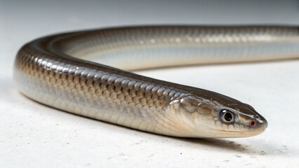 Fototapeta premium American Eel on studio background 