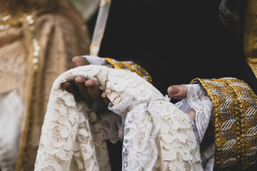 Good Friday, Holy Week procession, traditional Catholic celebration. 