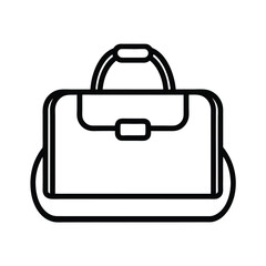 Bag Vector Icon Graphic Design.
