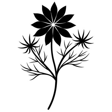 kamini flower vector illustration