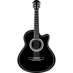 Obraz premium Cinco de Mayo Guitars Silhouette