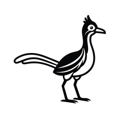 Roadrunner Vector Icon Graphic Design.

