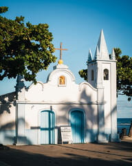 Chapel Paroquia St. Francisco do Litoral at Praia do Forte Bahia, Brazil