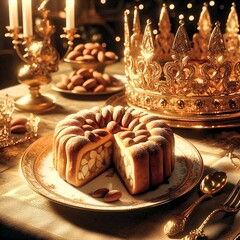 Gâteau des rois pour l'Épiphanie