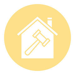 House Auction Icon