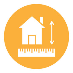 House Measurement Icon
