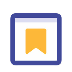 Detailed Bookmarks Tab Icon