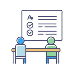  Colorful Class Test Icon