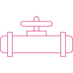 Valve I single vector illustration icon