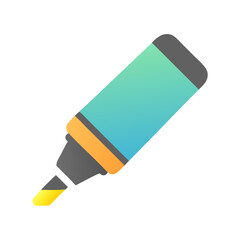  Colorful Highlighter Icon