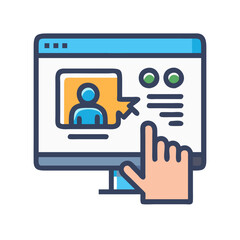  Colorful Interactive Lesson Icon