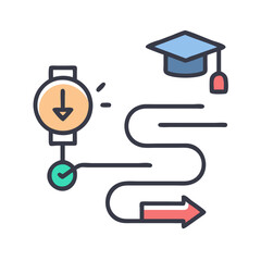  Learning Path Icon