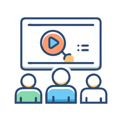 Creative Lecture Video Icon