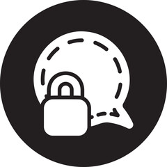 Encrypted glyph icon