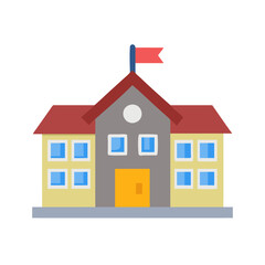  School Building Structure Icon
