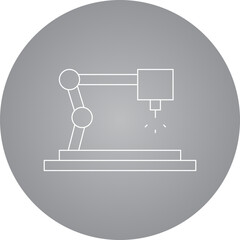 Machine single vector illustration icon
