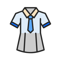  Modern School Uniform Icon