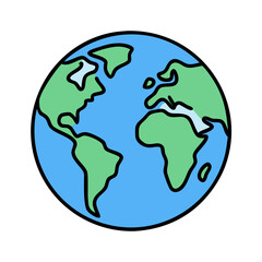  World Map Icon Design
