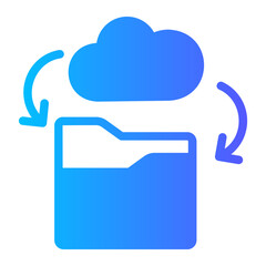 Backup gradient icon