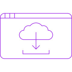 Download Webpage single vector illustration icon